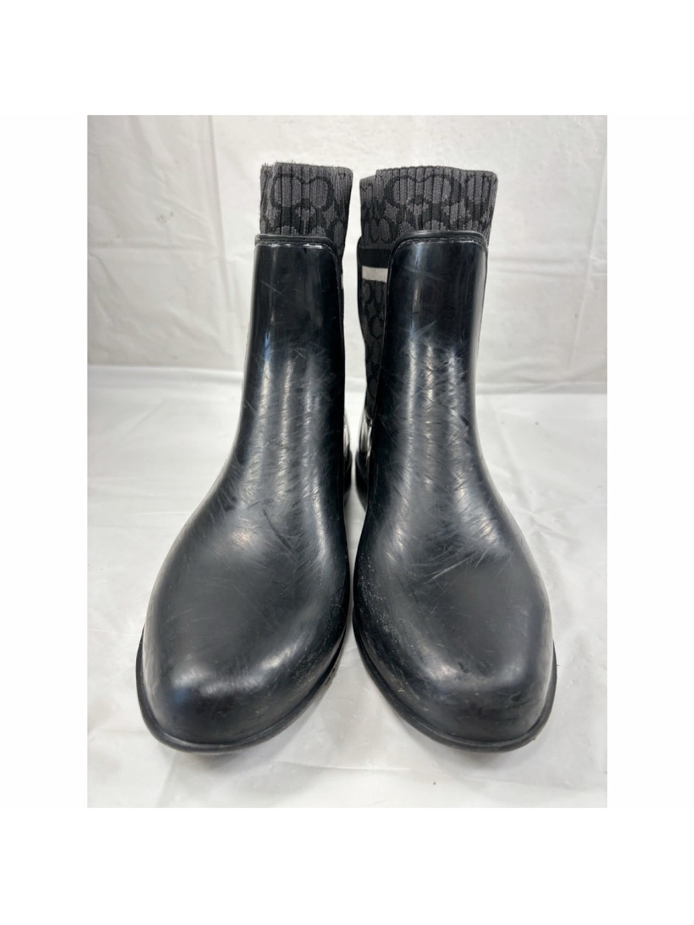 COACH Women's Rivington Rain Boots Chelsea - Picture 17 of 17